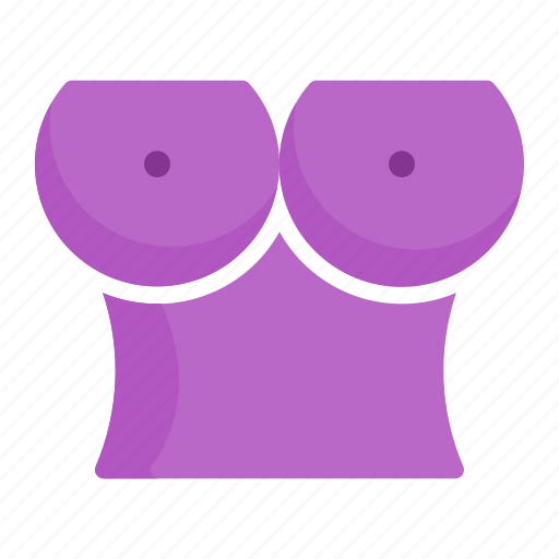 Bosom, breast, bust, chest, female icon - Download on Iconfinder