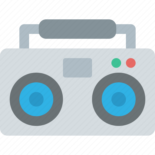 Boombox, music, party, stereo, vintage icon - Download on Iconfinder