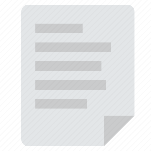 Document, doc, file, paper, report, text icon - Download on Iconfinder