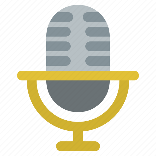 Microphone, broadcast, mic, radio, recording, singer, studio icon - Download on Iconfinder