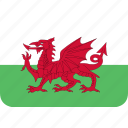 wales, round, rectangle