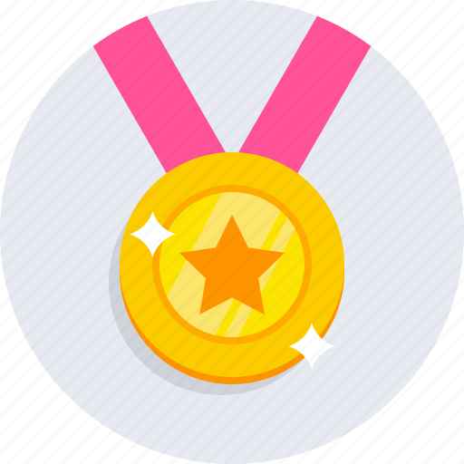 Golden, medal, school icon - Download on Iconfinder