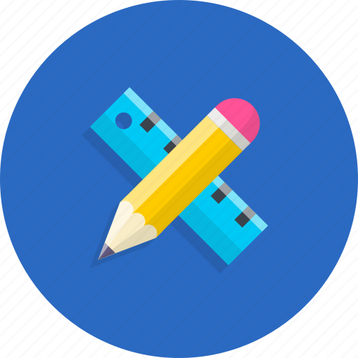 Knowledge, pencil, ruler, school, tool icon - Download on Iconfinder