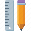 design, graphic, pencil, ruler