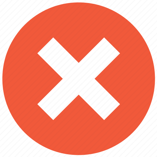 Cancel, close, delete, erase, reject, remove, stop icon - Download on Iconfinder