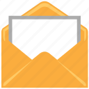 comment, email, envelope, letter, messages, open mail, read message