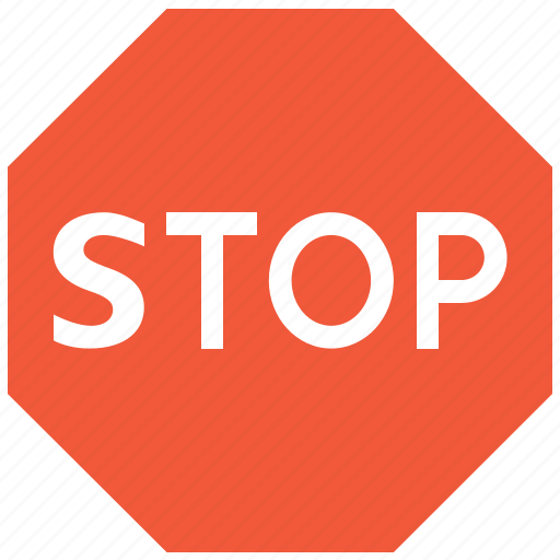 Control, danger, pause, road signs, stop sign, terminate, warning icon - Download on Iconfinder