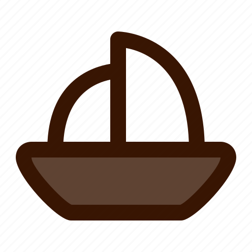 Boat, dinghy, launch, sea, ship, summer, travel icon - Download on Iconfinder