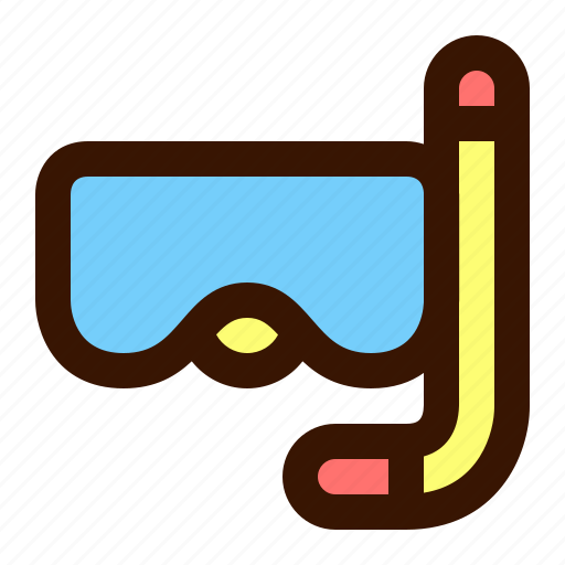 Dive, diving, glasses, sea, summer, swim, vacations icon - Download on Iconfinder