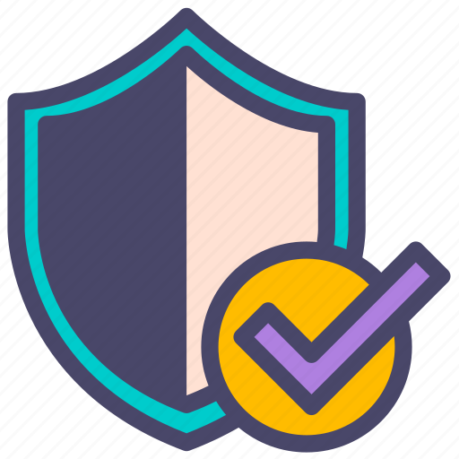 Accept, approved, security, shield icon - Download on Iconfinder