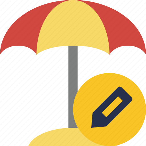 Beach, edit, summer, sun, travel, umbrella, vacation icon - Download on Iconfinder