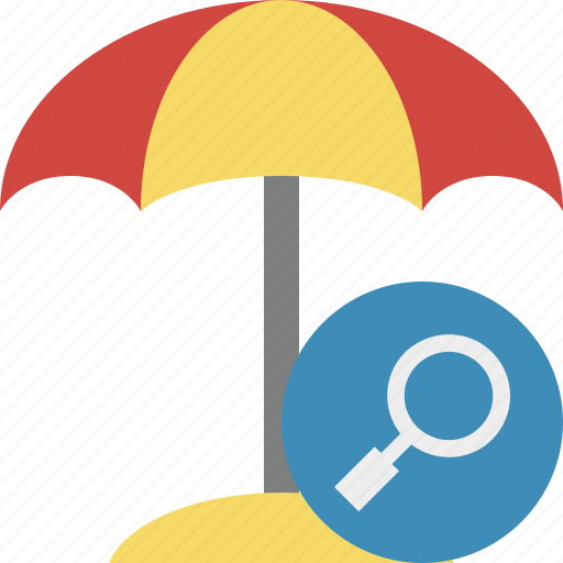 Beach, search, summer, sun, travel, umbrella, vacation icon - Download on Iconfinder
