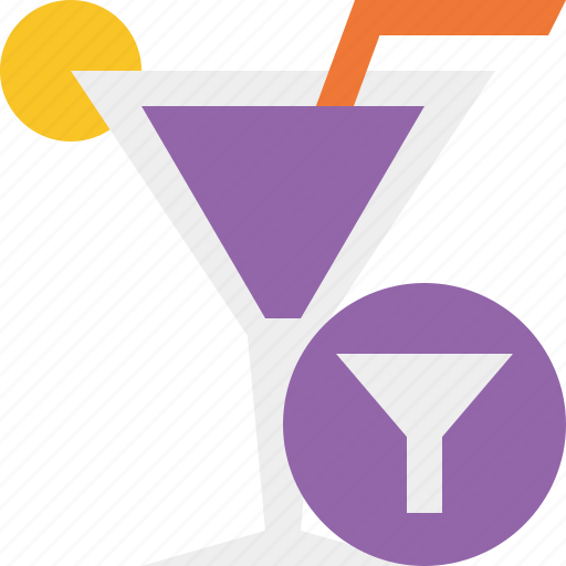 Alcohol, beverage, cocktail, drink, filter, glass, vacation icon - Download on Iconfinder