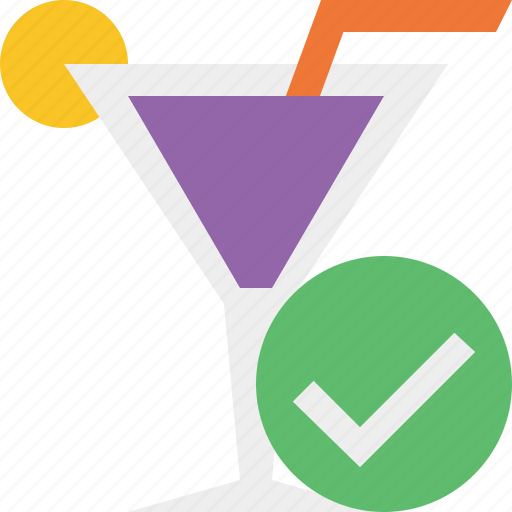 Alcohol, beverage, cocktail, drink, glass, ok, vacation icon - Download on Iconfinder