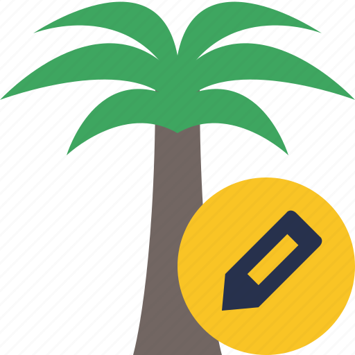 Edit, palmtree, travel, tree, tropical, vacation icon - Download on Iconfinder