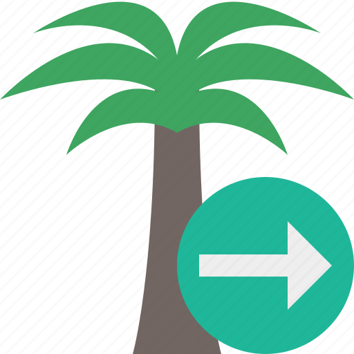 Next, palmtree, travel, tree, tropical, vacation icon - Download on Iconfinder