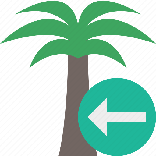 Palmtree, previous, travel, tree, tropical, vacation icon - Download on Iconfinder