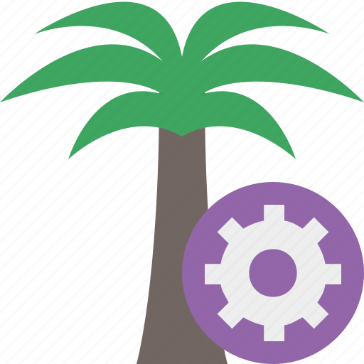 Palmtree, settings, travel, tree, tropical, vacation icon - Download on Iconfinder