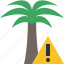 palmtree, travel, tree, tropical, vacation, warning 