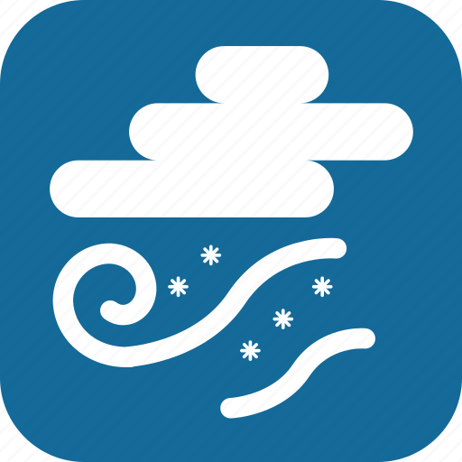 Blizzard, day, snow, snowing, weather icon - Download on Iconfinder