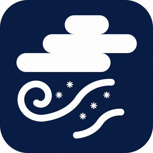 Blizzard, night, snow, storm, weather, wind icon - Download on Iconfinder