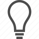 bulb, idea, lamp, lighting, think, concept, illuminate, light, opinion, thought