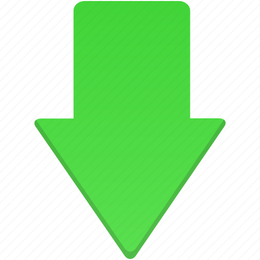 Arrow, down, download, arrows, direction, save icon - Download on Iconfinder