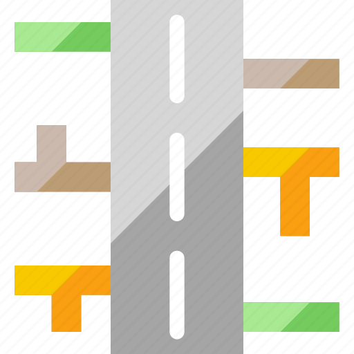 Main road, main street, highway, avenue, gps, ​navigation icon - Download on Iconfinder