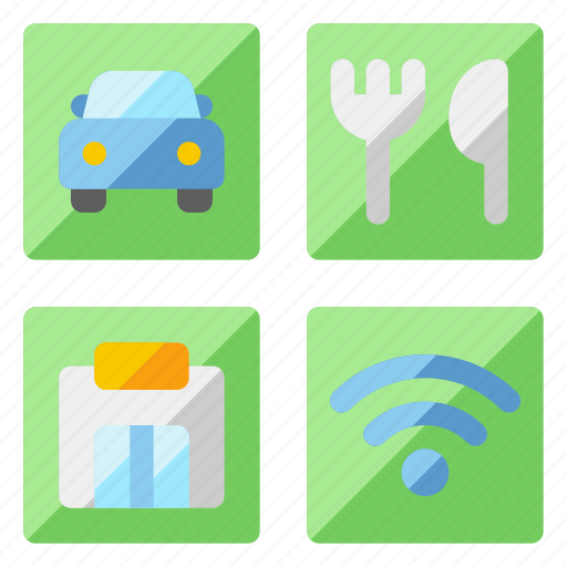 Rest area, rest stop, traveling, travel, trip, facility icon - Download on Iconfinder