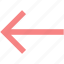 arrow, left, direction 