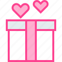gift, heart, love, present, valentine 