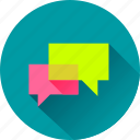 bubble, chat, comment, dialogue, discussion, message, messaging, speech, talk, talking, text, communication
