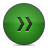 button, fastforward, green