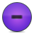 button, minus, violet