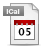 file, ical