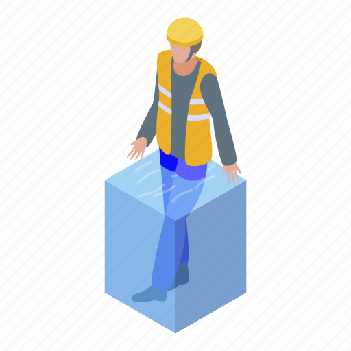 Cartoon, family, flood, isometric, man, medical, rescue icon - Download on Iconfinder