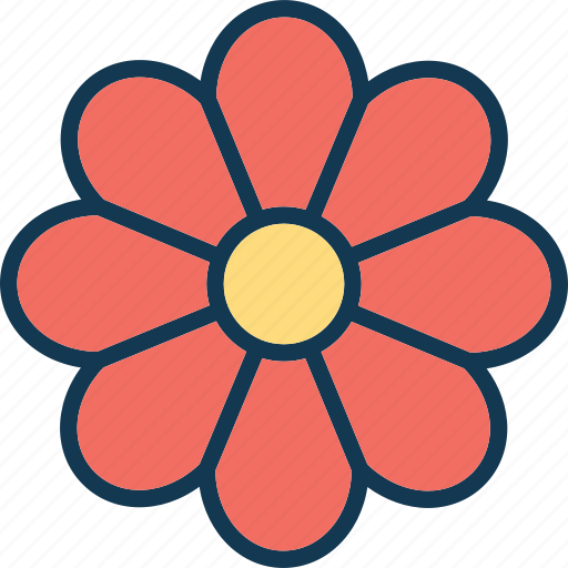 Bloom, blooming, decorative flower, ecology icon - Download on Iconfinder
