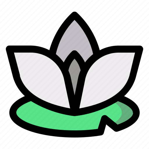 Nature, garden, plant, floral, lotus flower, flower icon - Download on Iconfinder