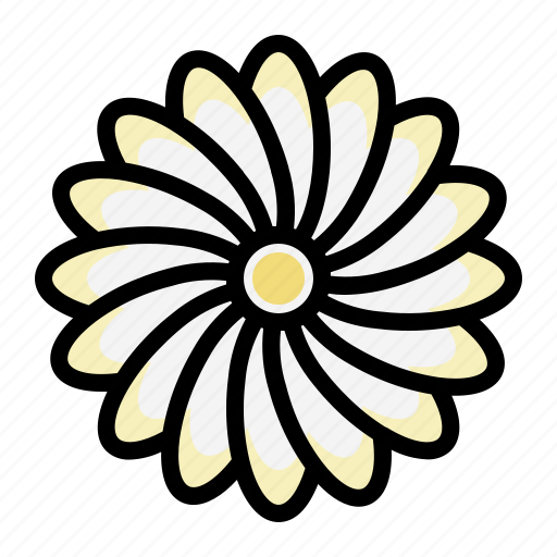 Zinnia, chrysanthemum, blossom, daisy, flower icon - Download on Iconfinder