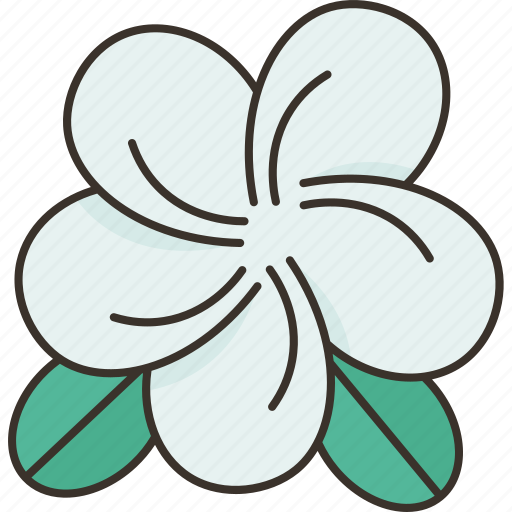 Frangipani, flower, petal, scent, plant icon - Download on Iconfinder