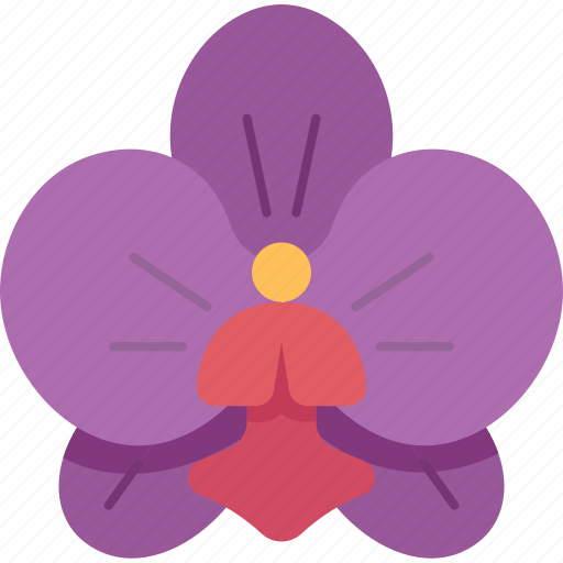 Orchid, flower, floral, plant, garden icon - Download on Iconfinder