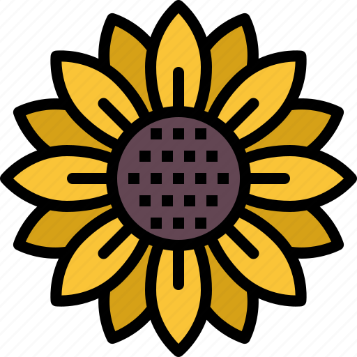 Sunflower, flower, floral, garden, blossom, spring, nature icon - Download on Iconfinder