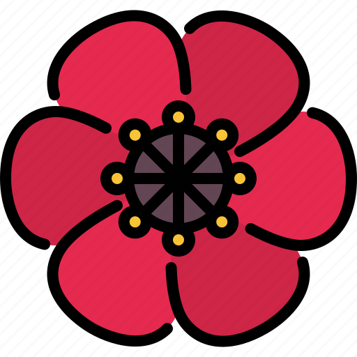 Poppy, flower, floral, garden, blossom, spring, nature icon - Download on Iconfinder
