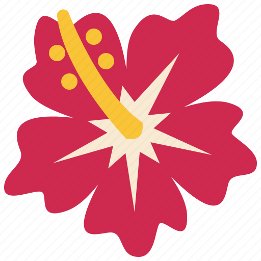 Hibiscus, flower, floral, garden, blossom, spring, nature icon - Download on Iconfinder