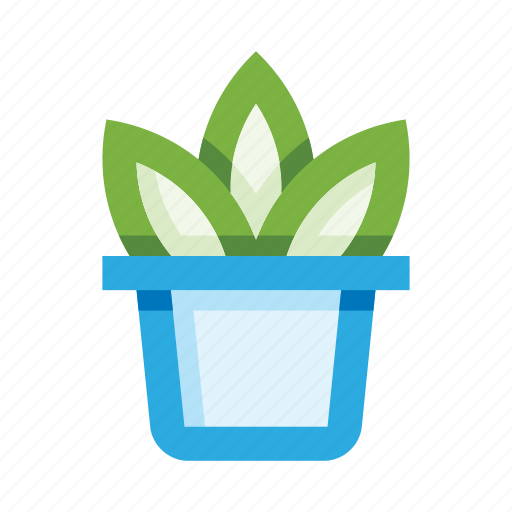 Pot, flowerpot, plant, sprout icon - Download on Iconfinder