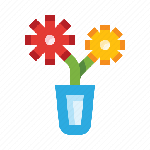Pot, flowerpot, plant, vase, flowers icon - Download on Iconfinder