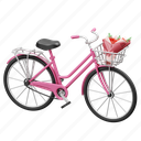 delivery, bicycle, cycling, cycle, transport, transportation, shipping, vehicle, flower 