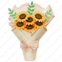 sunflower, flower, bloom, floral, bouquet, decoration, ornament, plant, blossom 