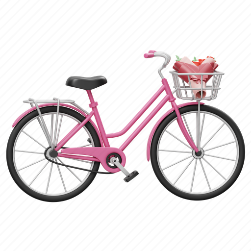 Delivery, bicycle, cycling, transport, bike, transportation, shipping 3D illustration - Download on Iconfinder