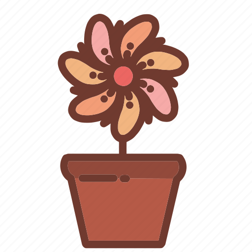 Floral, flower, flowers, garden, nature, plants, pots icon - Download on Iconfinder
